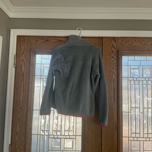 Patagonia Gray Fleece Jacket Quarter SNAP - Picture 3 of 4